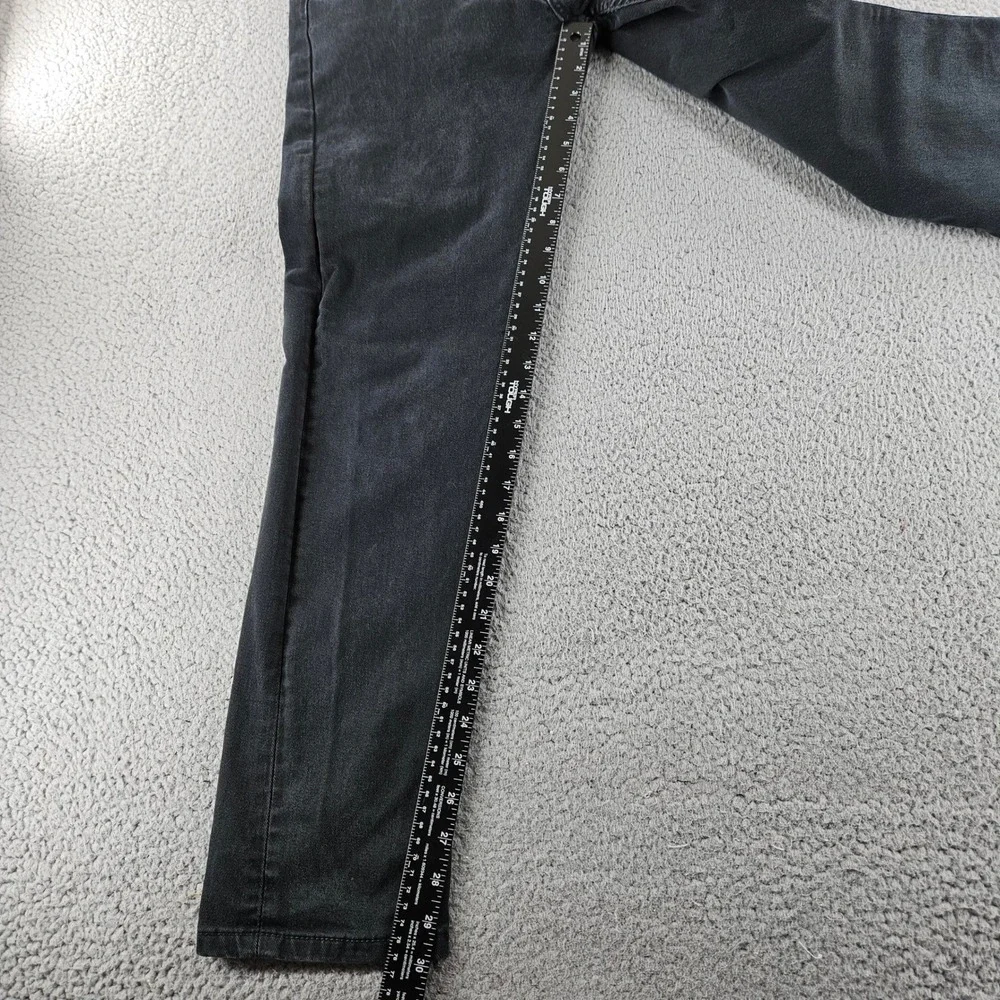 Levis‎ 510 Skinny Jeans Mens 34x32 Black Stretch Denim Western Work Pants
